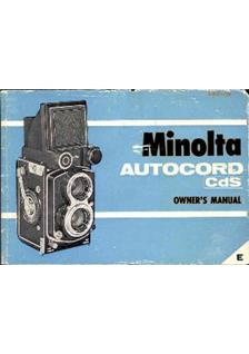 Minolta Autocord CdS manual. Camera Instructions.